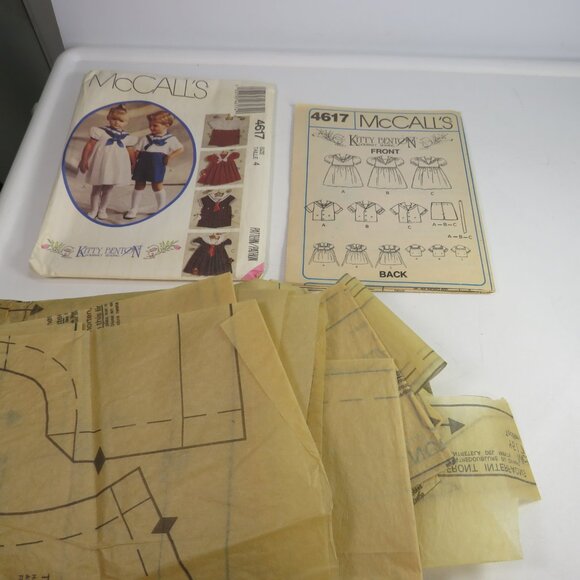 McCalls 4617 Clothing Pattern Kitty Benton (complete) Size 4 Boys & Girls - Picture 4 of 7